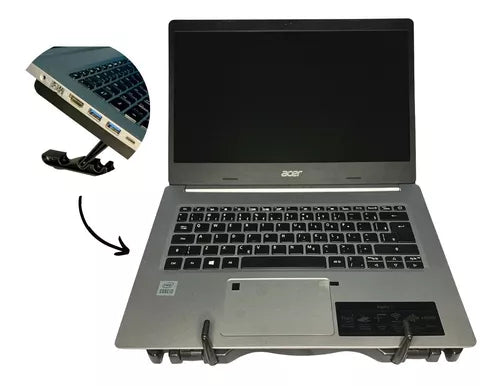 Suporte Para Notebook Mesa Ergonômico Corrige Postura